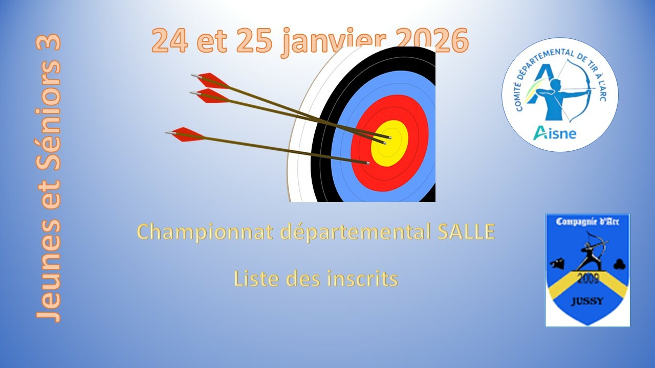 Championnat  Départemental 24 et 25 janvier 2026
